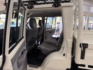2024 Toyota Landcruiser Vdjl79R GXL Double Cab White 5 Speed Manual Cab Chassis