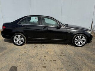 2008 Mercedes-Benz C200 W204 Kompressor Avantgarde Black 5 Speed Automatic Tipshift Sedan
