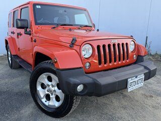 2015 Jeep Wrangler JK MY16 Overland (4x4) Orange 5 Speed Automatic Hardtop.