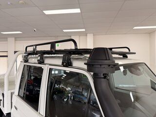 2024 Toyota Landcruiser Vdjl79R GXL Double Cab White 5 Speed Manual Cab Chassis