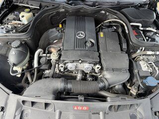2008 Mercedes-Benz C200 W204 Kompressor Avantgarde Black 5 Speed Automatic Tipshift Sedan