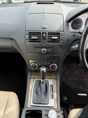 2008 Mercedes-Benz C200 W204 Kompressor Avantgarde Black 5 Speed Automatic Tipshift Sedan