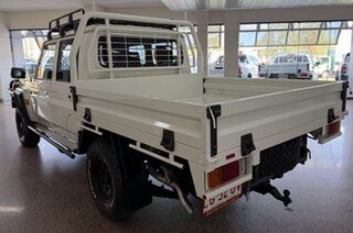 2024 Toyota Landcruiser Vdjl79R GXL Double Cab White 5 Speed Manual Cab Chassis