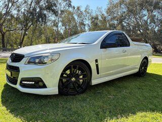 2013 Holden Ute VF MY14 SS V Ute Redline White 6 Speed Manual Utility.