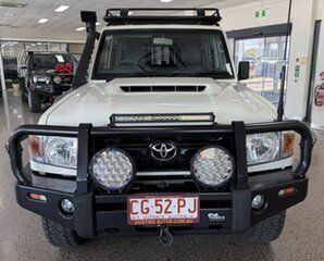 2019 Toyota Landcruiser VDJ76R Workmate White 5 Speed Manual Wagon