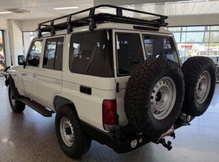2019 Toyota Landcruiser VDJ76R Workmate White 5 Speed Manual Wagon