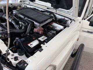 2019 Toyota Landcruiser VDJ76R Workmate White 5 Speed Manual Wagon