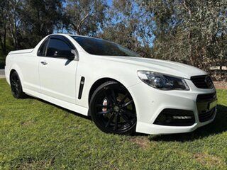 2013 Holden Ute VF MY14 SS V Ute Redline White 6 Speed Manual Utility.