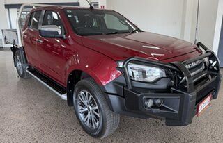 2023 Isuzu D-MAX RG MY24 LS-U Crew Cab Red 6 Speed Sports Automatic Cab Chassis.