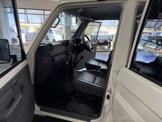 2019 Toyota Landcruiser VDJ76R Workmate White 5 Speed Manual Wagon