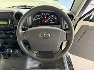 2019 Toyota Landcruiser VDJ76R Workmate White 5 Speed Manual Wagon