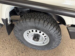 2019 Toyota Landcruiser VDJ76R Workmate White 5 Speed Manual Wagon