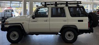 2019 Toyota Landcruiser VDJ76R Workmate White 5 Speed Manual Wagon