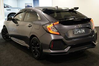2018 Honda Civic 10th Gen MY18 VTi-LX Silver, Chrome Constant Variable Hatchback.