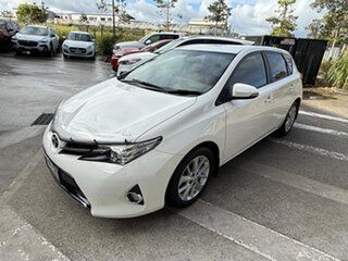2013 Toyota Corolla ZRE182R Ascent Sport S-CVT White 7 Speed Constant Variable Hatchback.