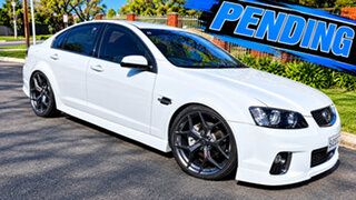 2011 Holden Commodore VE II SV6 White Crystal 6 Speed Automatic Sedan.