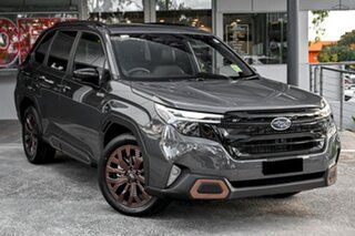 2025 Subaru Forester S6 MY26 Hybrid Sport CVT AWD Magnetite Grey 8 Speed Constant Variable Wagon.