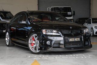 2008 Holden Special Vehicles W427 E Series MY09 Black 6 Speed Manual Sedan.