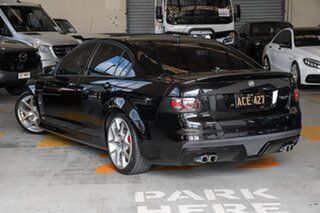 2008 Holden Special Vehicles W427 E Series MY09 Black 6 Speed Manual Sedan.