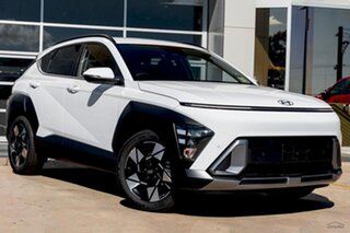 2026 Hyundai Kona SX2.V3 MY27 Hybrid D-CT 2WD Elite Atlas White 6 Speed Sports Automatic Dual Clutch.