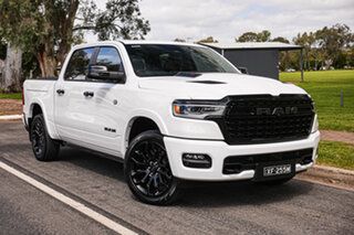 2025 Ram 1500 DT MY26 Limited Crew Cab SWB Hurricane HO RamBox Bright White 8 Speed Automatic.