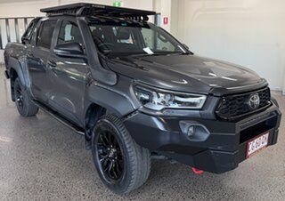 2022 Toyota Hilux GUN126R Rugged X Double Cab Grey 6 Speed Sports Automatic Utility.