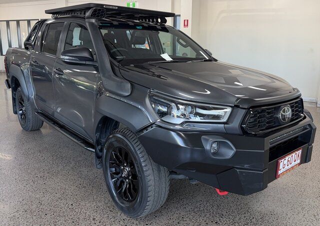 Used Toyota Hilux GUN126R Rugged X Double Cab Winnellie, 2022 Toyota Hilux GUN126R Rugged X Double Cab Grey 6 Speed Sports Automatic Utility