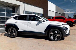 2026 Hyundai Kona SX2.V3 MY27 Hybrid D-CT 2WD Elite Atlas White 6 Speed Sports Automatic Dual Clutch