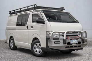 2018 Toyota HiAce KDH201R Crewvan LWB White 4 Speed Automatic Van Wagon.
