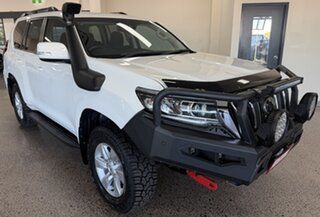 2022 Toyota Landcruiser Prado GDJ150R GXL White 6 Speed Sports Automatic Wagon.