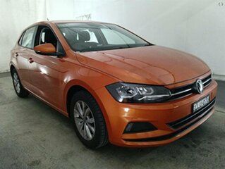 2020 Volkswagen Polo AW MY21 85TSI DSG Comfortline Orange 7 Speed Sports Automatic Dual Clutch.