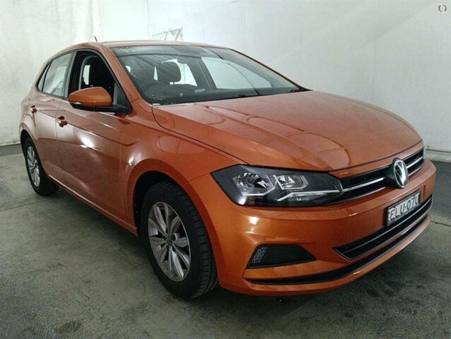 Used Volkswagen Polo AW MY21 85TSI DSG Comfortline Maryville, 2020 Volkswagen Polo AW MY21 85TSI DSG Comfortline Orange 7 Speed Sports Automatic Dual Clutch