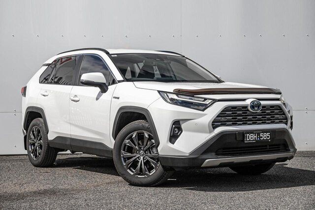 Used Toyota RAV4 Axah54R GXL eFour Keysborough, 2024 Toyota RAV4 Axah54R GXL eFour White 6 Speed Constant Variable Wagon Hybrid