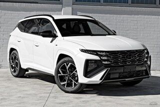 2026 Hyundai Tucson NX4.V4 MY26 Hybrid AWD Elite N Line White Cream 6 Speed Automatic Wagon.