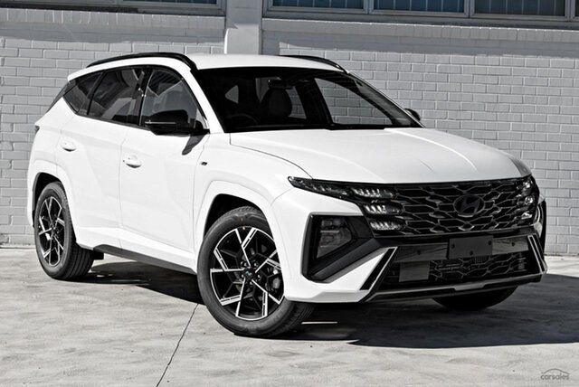 New Hyundai Tucson NX4.V4 MY26 Hybrid AWD Elite N Line Aspley, 2026 Hyundai Tucson NX4.V4 MY26 Hybrid AWD Elite N Line White Cream 6 Speed Automatic Wagon