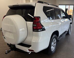2022 Toyota Landcruiser Prado GDJ150R GXL White 6 Speed Sports Automatic Wagon.
