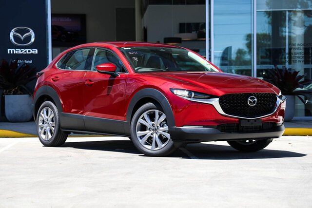 New Mazda CX-30 DM2W7A G20 SKYACTIV-Drive Touring Kirrawee, 2026 Mazda CX-30 DM2W7A G20 SKYACTIV-Drive Touring Soul Red Crystal 6 Speed Sports Automatic Wagon