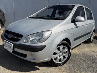 2010 Hyundai Getz TB MY09 S Silver 4 Speed Automatic Hatchback.