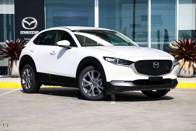 New Mazda CX-30 DM2W7A G20 SKYACTIV-Drive Evolve Kirrawee, 2026 Mazda CX-30 DM2W7A G20 SKYACTIV-Drive Evolve Snowflake White Pearl 6 Speed Sports Automatic
