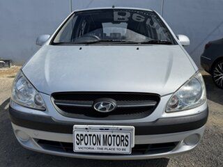 2010 Hyundai Getz TB MY09 S Silver 4 Speed Automatic Hatchback.