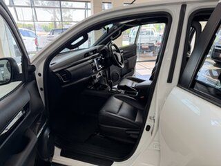 2019 Toyota Hilux GUN126R Rugged X Double Cab White 6 Speed Sports Automatic Utility