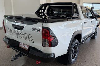 2019 Toyota Hilux GUN126R Rugged X Double Cab White 6 Speed Sports Automatic Utility.