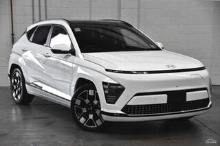 2026 Hyundai Kona SX2.V3 MY26 Electric 2WD Premium Atlas White 1 Speed Reduction Gear Wagon.