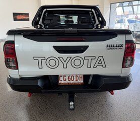 2019 Toyota Hilux GUN126R Rugged X Double Cab White 6 Speed Sports Automatic Utility