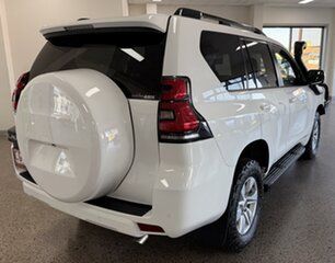 2022 Toyota Landcruiser Prado GDJ150R GXL White 6 Speed Sports Automatic Wagon.
