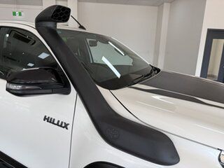 2019 Toyota Hilux GUN126R Rugged X Double Cab White 6 Speed Sports Automatic Utility
