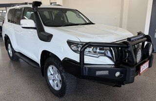 2022 Toyota Landcruiser Prado GDJ150R GXL White 6 Speed Sports Automatic Wagon.