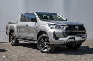 2023 Toyota Hilux GUN126R SR Double Cab Silver 6 Speed Sports Automatic Utility.