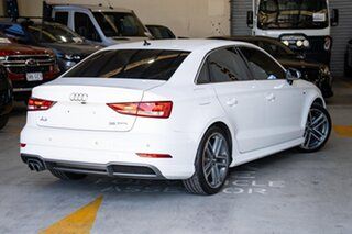 2019 Audi A3 8V MY19 35 TFSI S Tronic S Line Plus White 7 Speed Sports Automatic Dual Clutch Sedan.