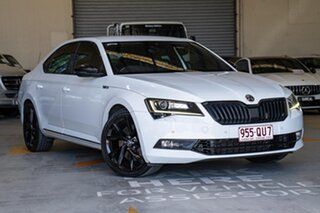 2018 Skoda Superb NP MY18.5 206TSI Sedan DSG White 6 Speed Sports Automatic Dual Clutch Liftback.